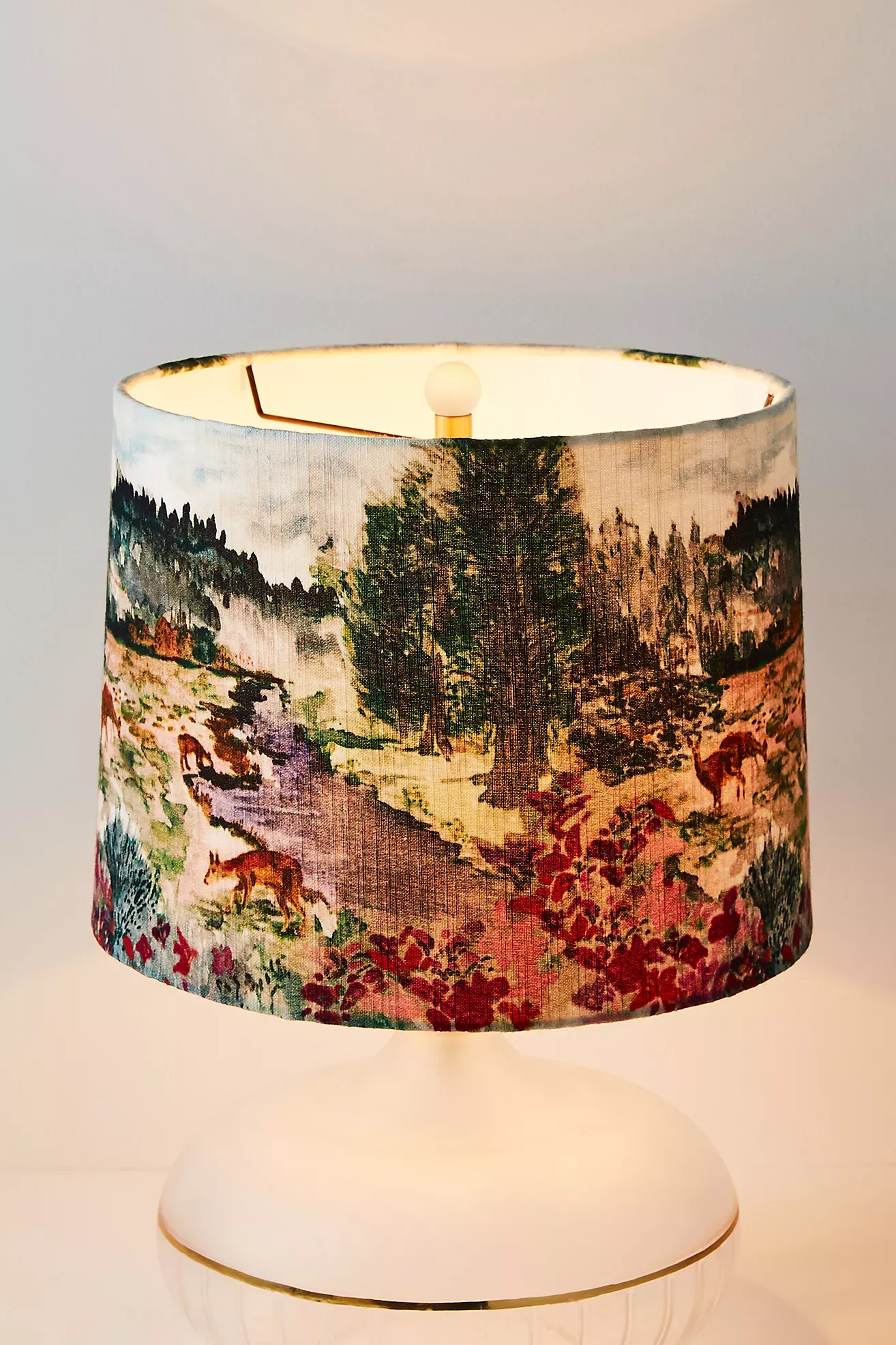Printed Fabric Lamp Shade
