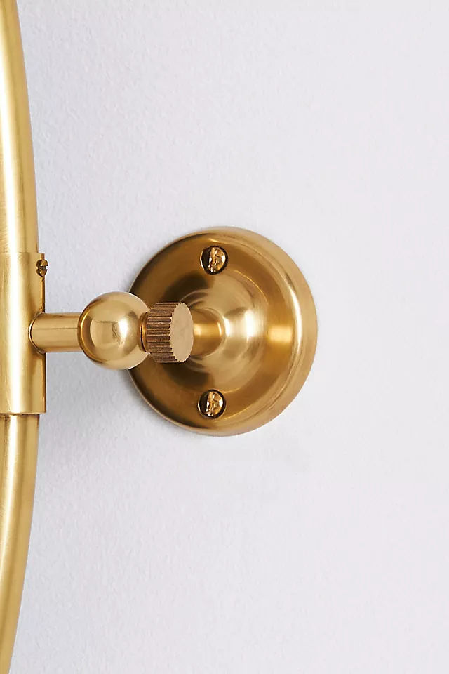 Burnish Brass Mirror