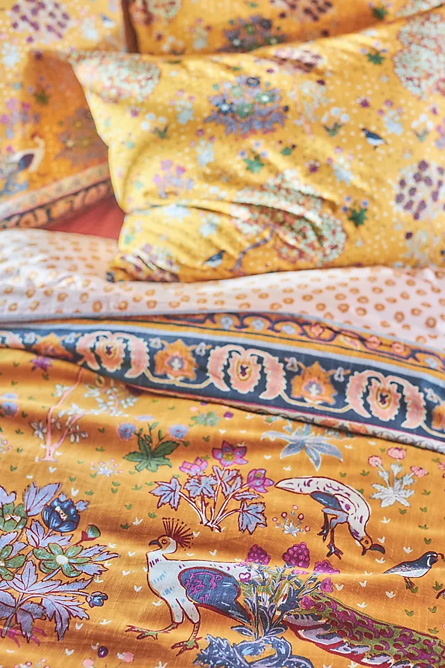 The Printed Cotton-Slub Duvet Collection