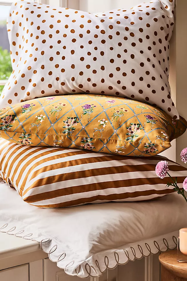 The Organic Cotton Sateen Printed Sheet Set by Maeve