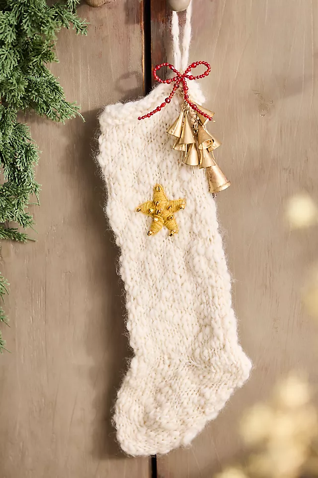 Knitted Holiday Icon Stocking