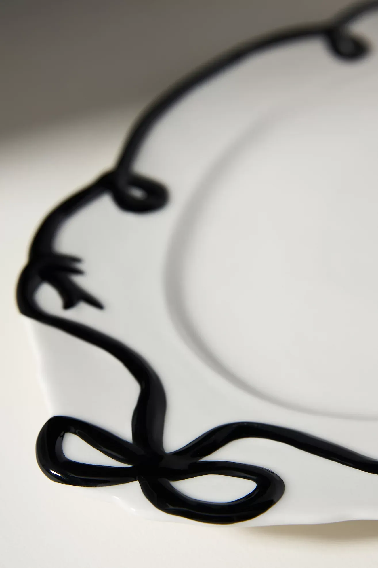 Benedita Bow Ceramic Stoneware Platter