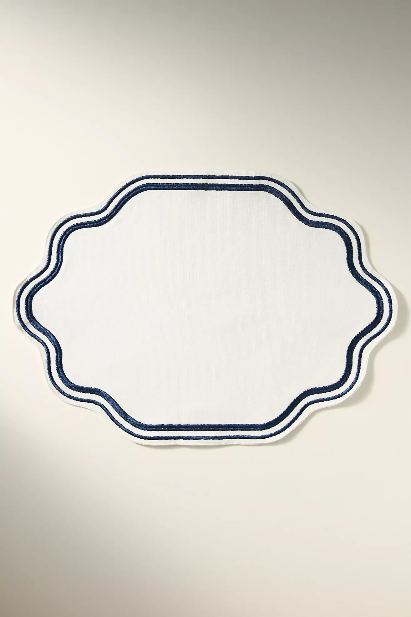 Madeline Embroidered Cotton Placemat