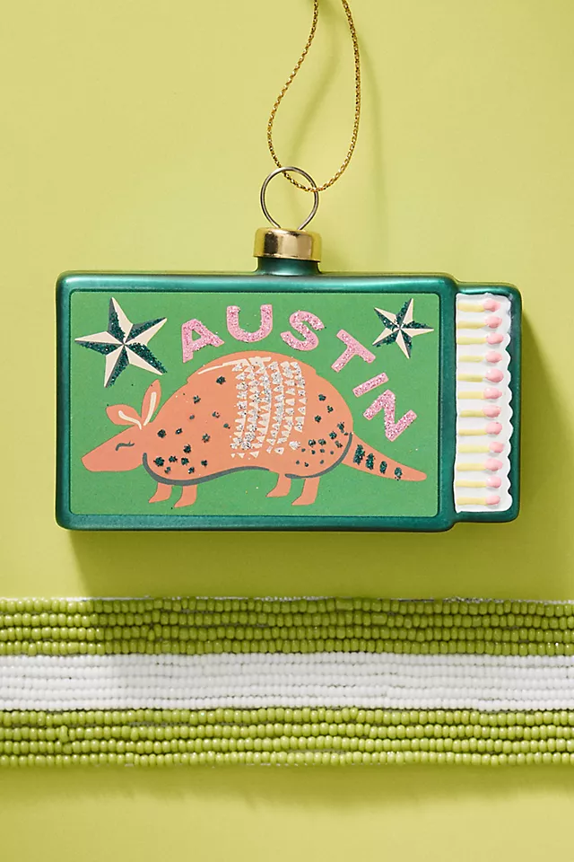 Furbish Studio Matchbook Ornament: Texas Edition