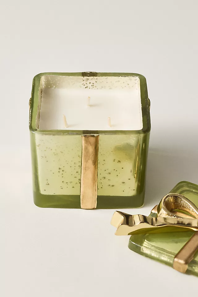 Giftbox Woody Juniper & Cedar Glass Candle