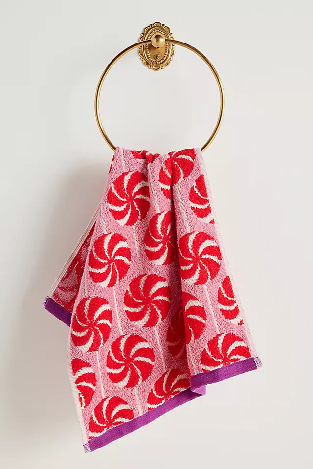 Holiday Printed Cotton Hand Towel