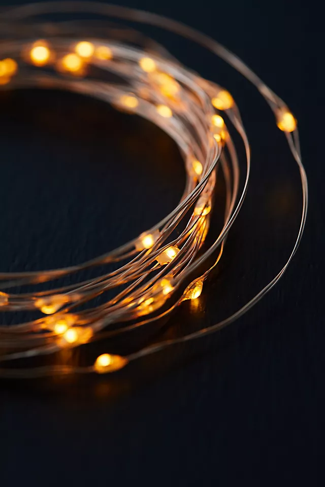 Stargazer Twinkling Rose Gold Twine Lights