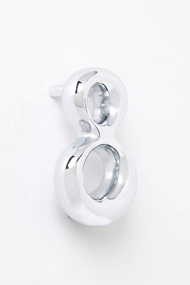 Bubble Polished Chrome House Numbers