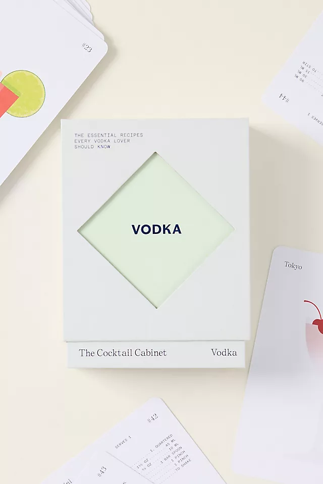 The Cocktail Cabinet: 50 Cocktail Recipes Card Deck