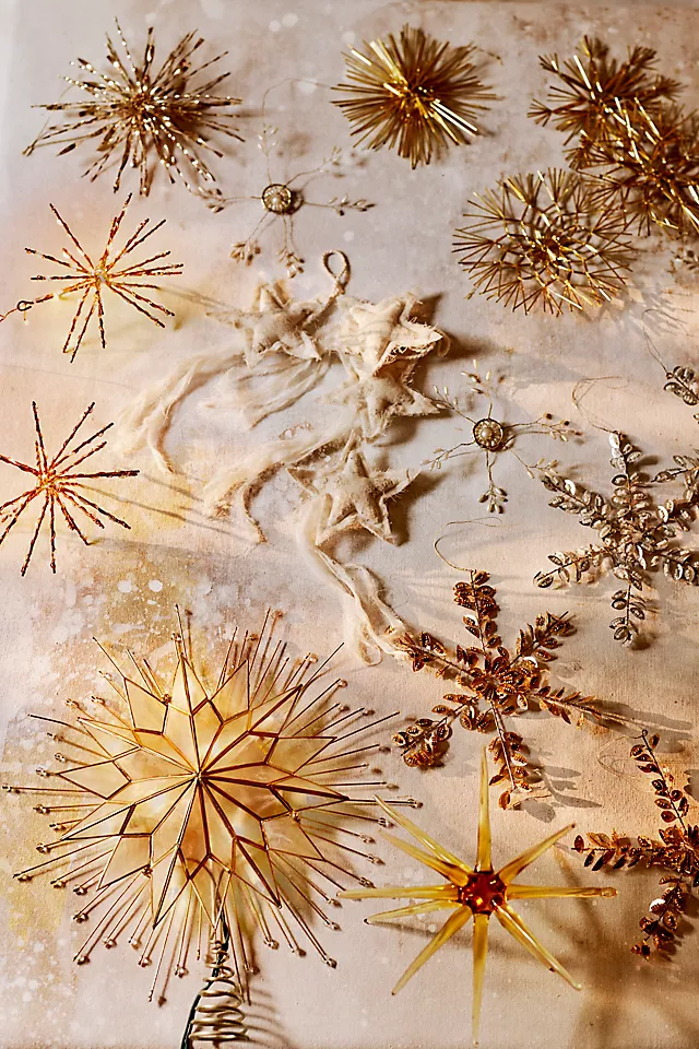 Pre-Lit Placuna Shell Star Tree Topper