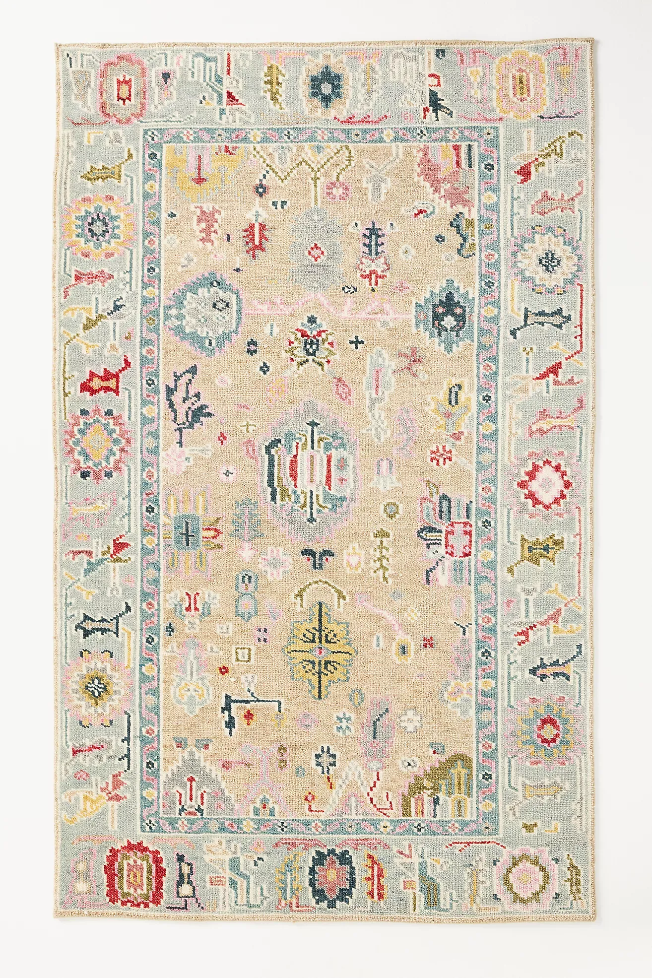 Arabella Hand-Knotted Wool Persian-Inspired Rug