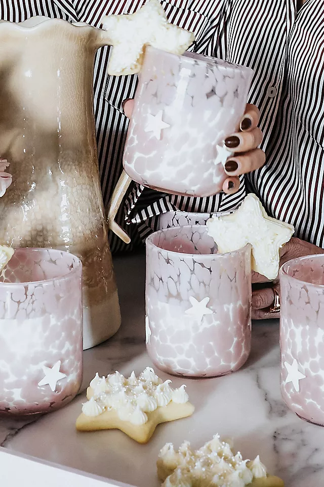 Nesting with Grace Festive Confetti Icon Juice Glass