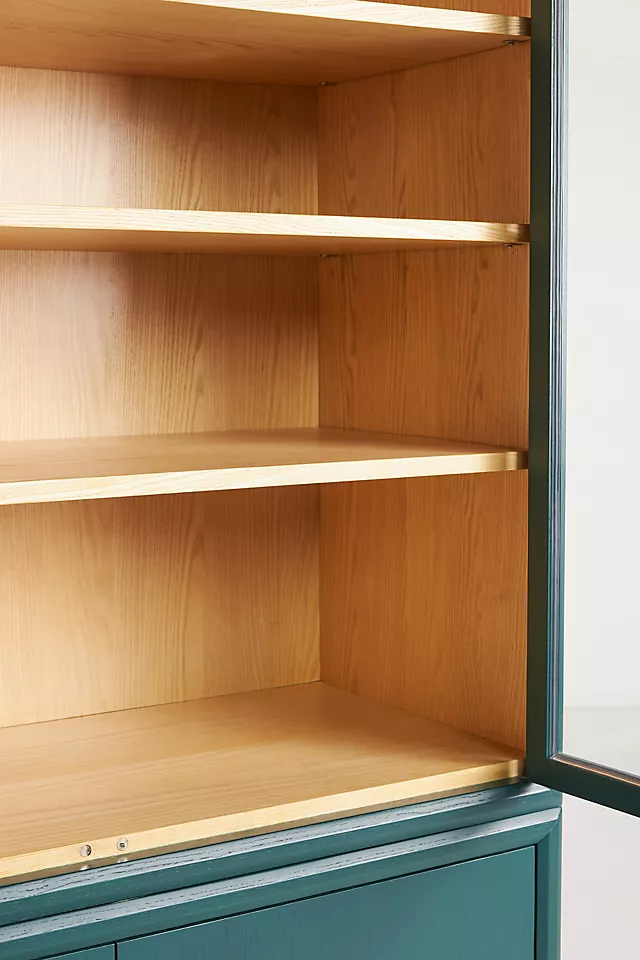 Livia Glass & Wood Storage Hutch