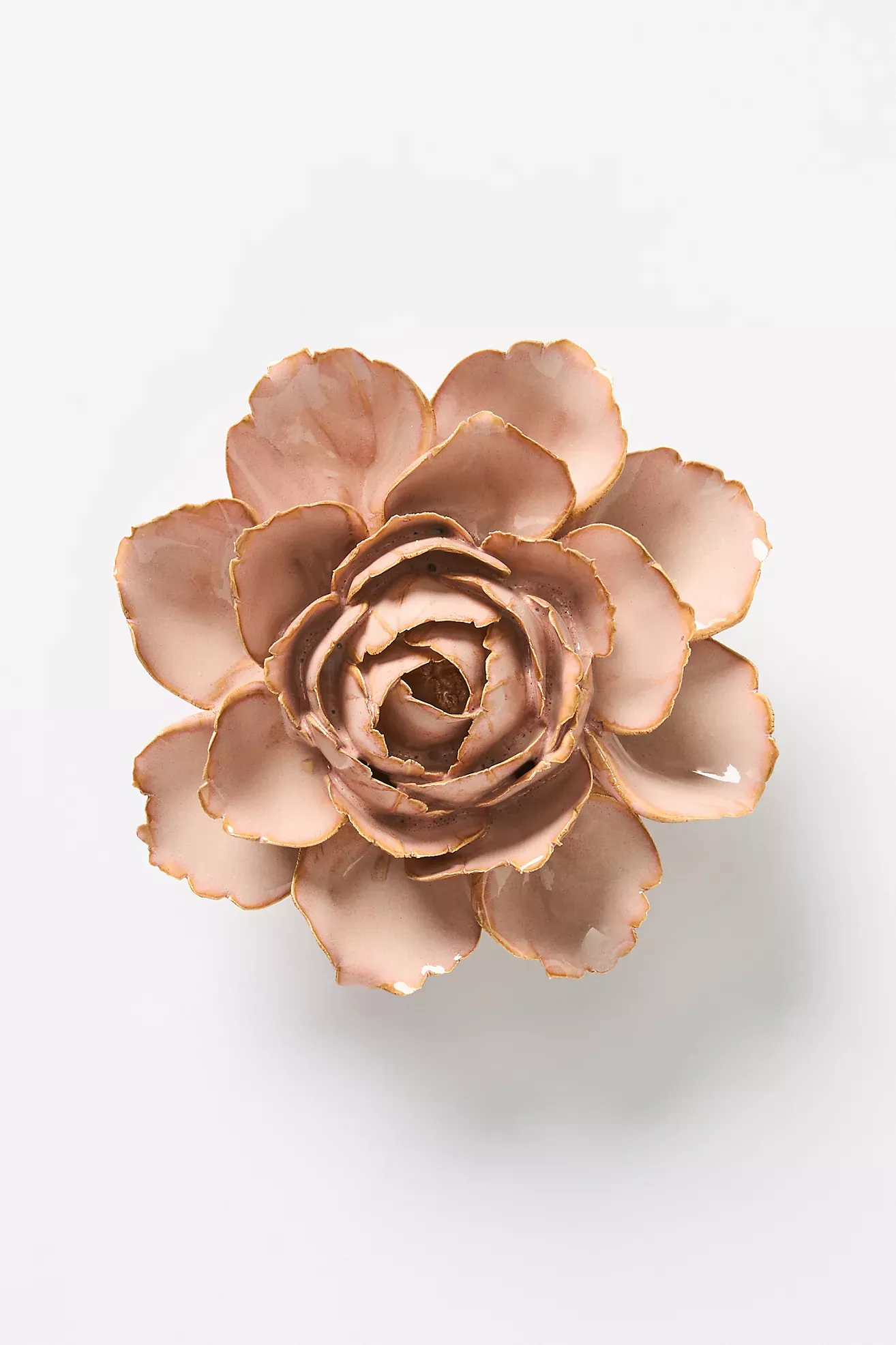 Pink Ceramic Flower Gallery Wall Charm