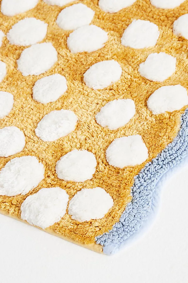 Maeve Polka Dot Tufted Bath Mat
