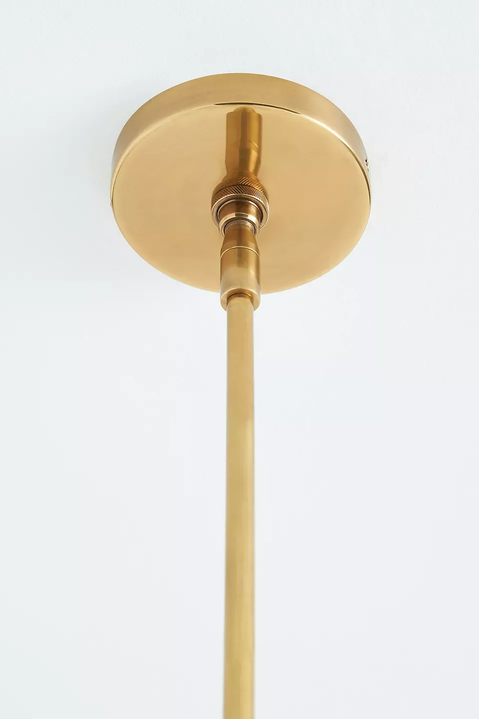 Lee Ruched Printed Shade Brass Chandelier