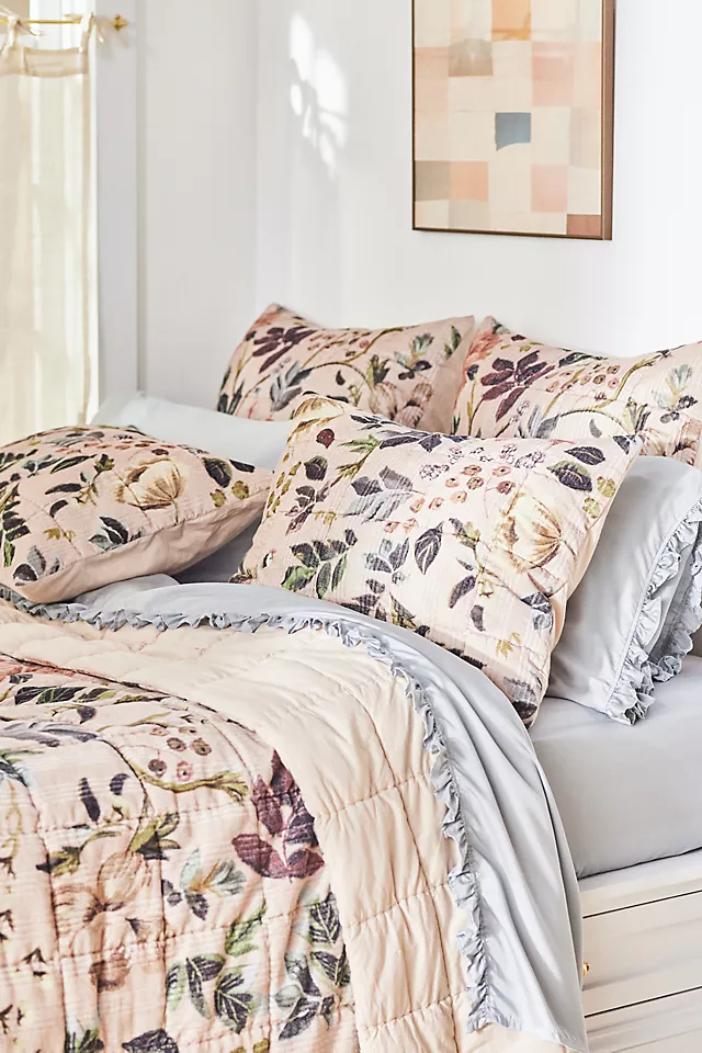 Seren Velvet Floral Quilt