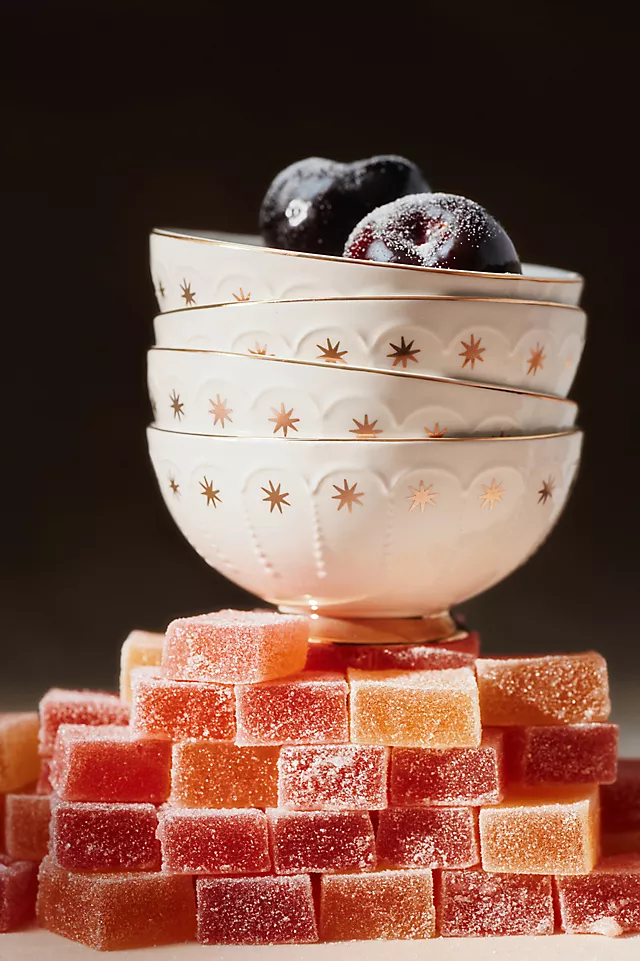 New York City Ballet Stoneware Cereal Bowls, Set of 4