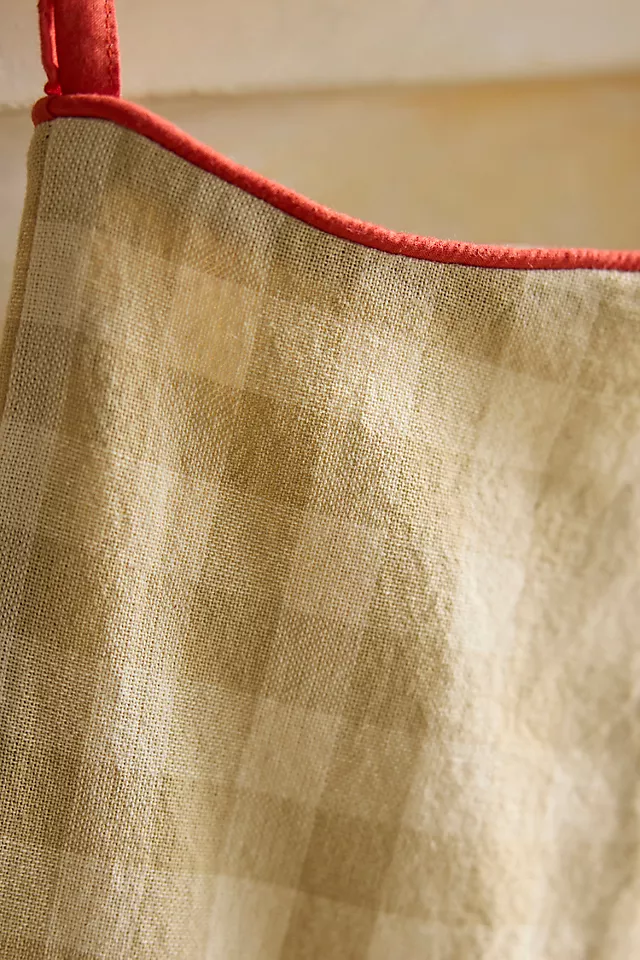 Gingham Cotton Stocking