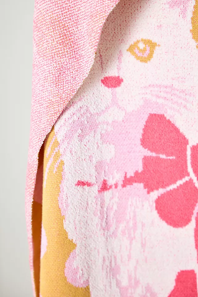 Bonnie Jacquard Knit Throw Blanket