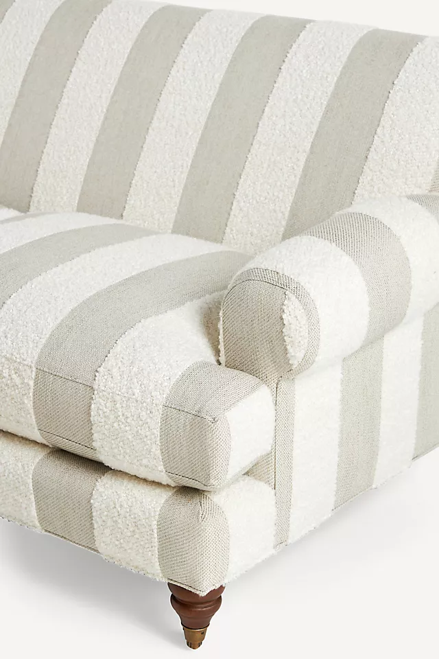 Cecilia Willoughby Bouclé Two-Cushion Sofa