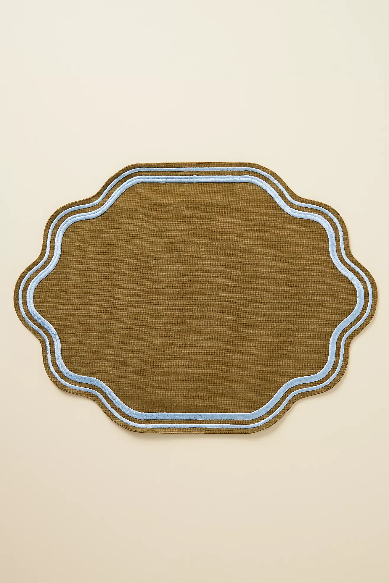 Madeline Embroidered Cotton Placemat