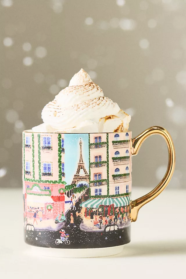 Holiday in the City Stoneware Mug