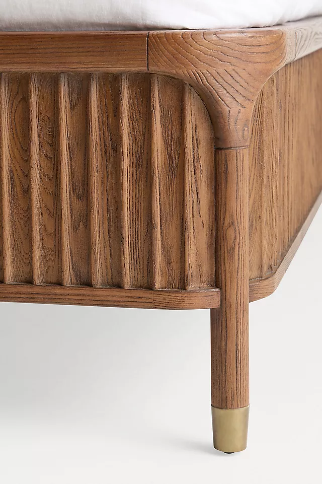 The Isla Fluted-Wood Bed