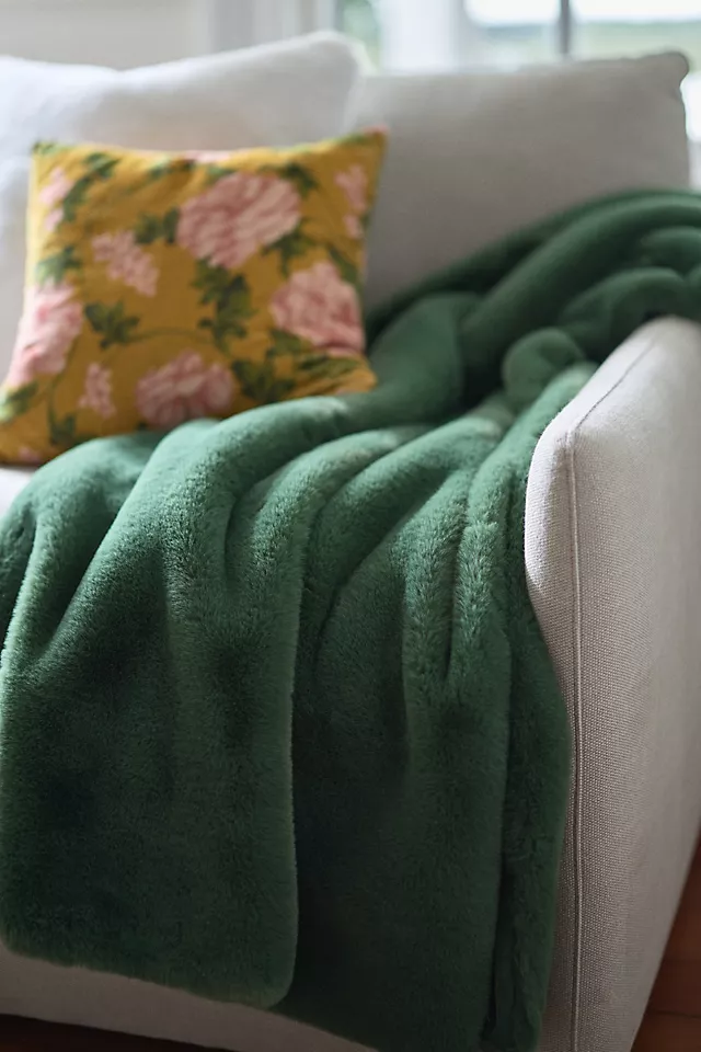 The Sophie Faux Fur Throw Blanket