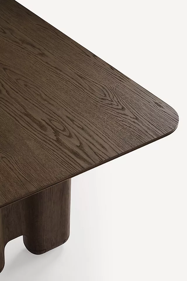 Imperia Rectangular Oak Wood Dining Table