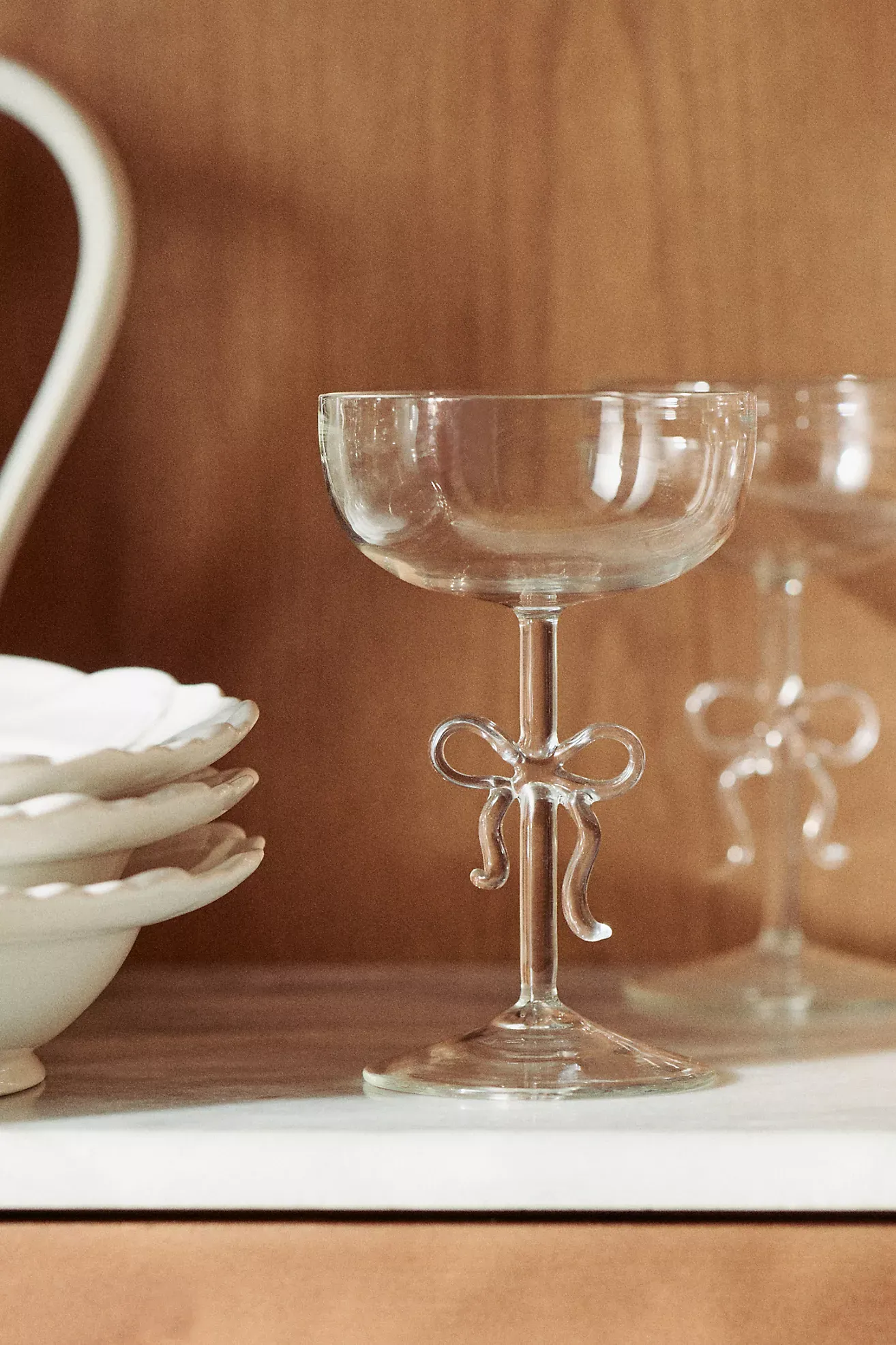 Benedita Bow Coupe Glass