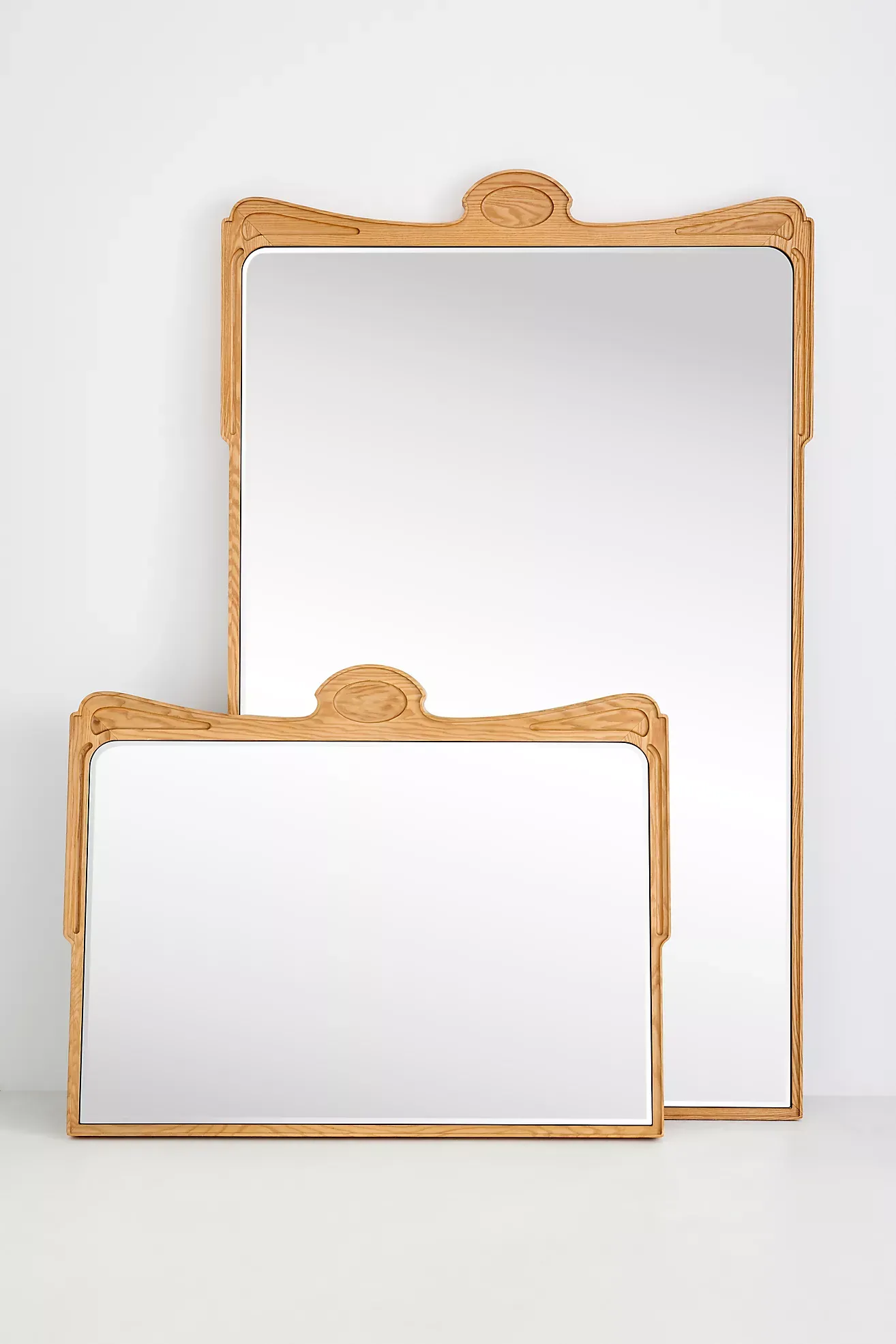 Victoria Wood Mantel Mirror