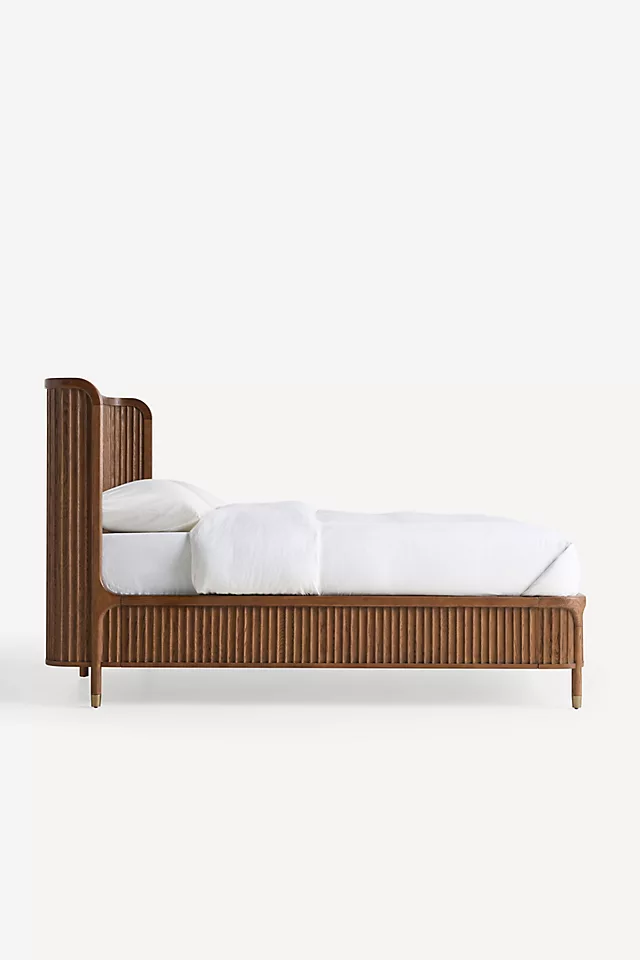 The Isla Fluted-Wood Bed