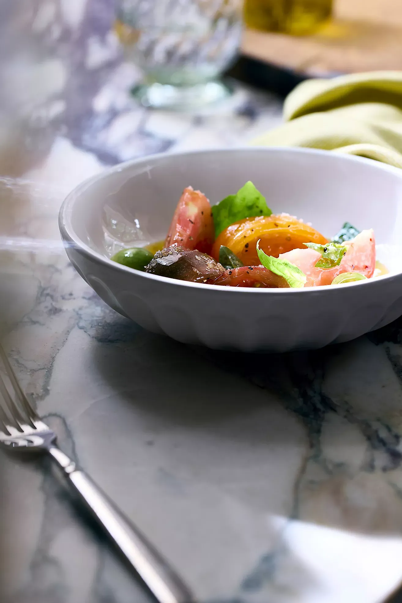 The Latte Stoneware Pasta Bowls, Set of 4: Amelie Edition