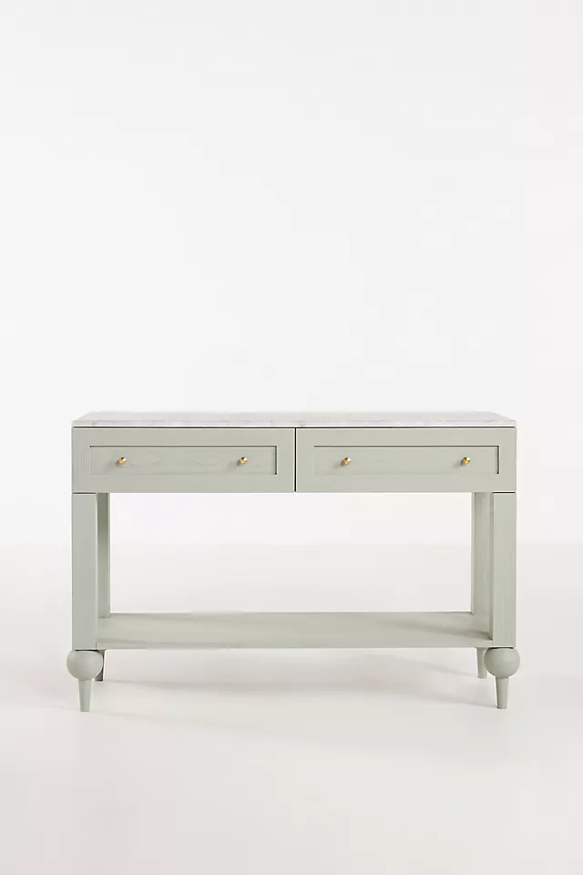 The Fern Marble Top Console
