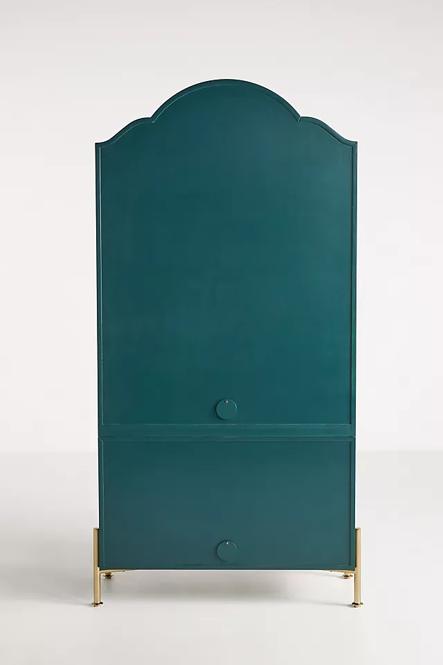 Livia Glass & Wood Storage Hutch