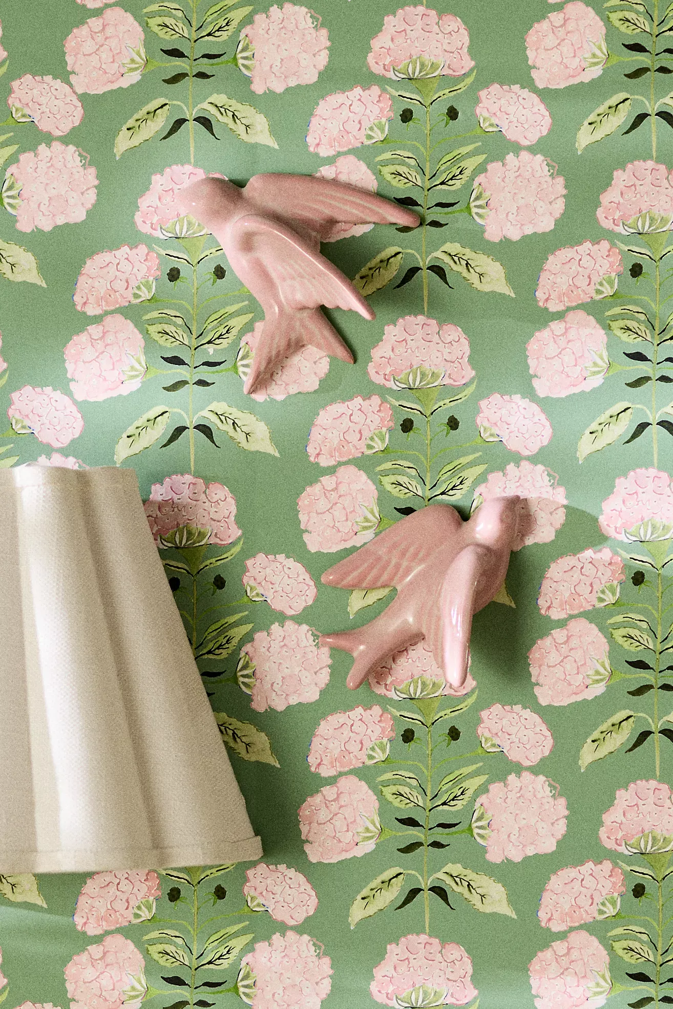 Flying Birds Ceramic Gallery Wall Charms, Set of 2