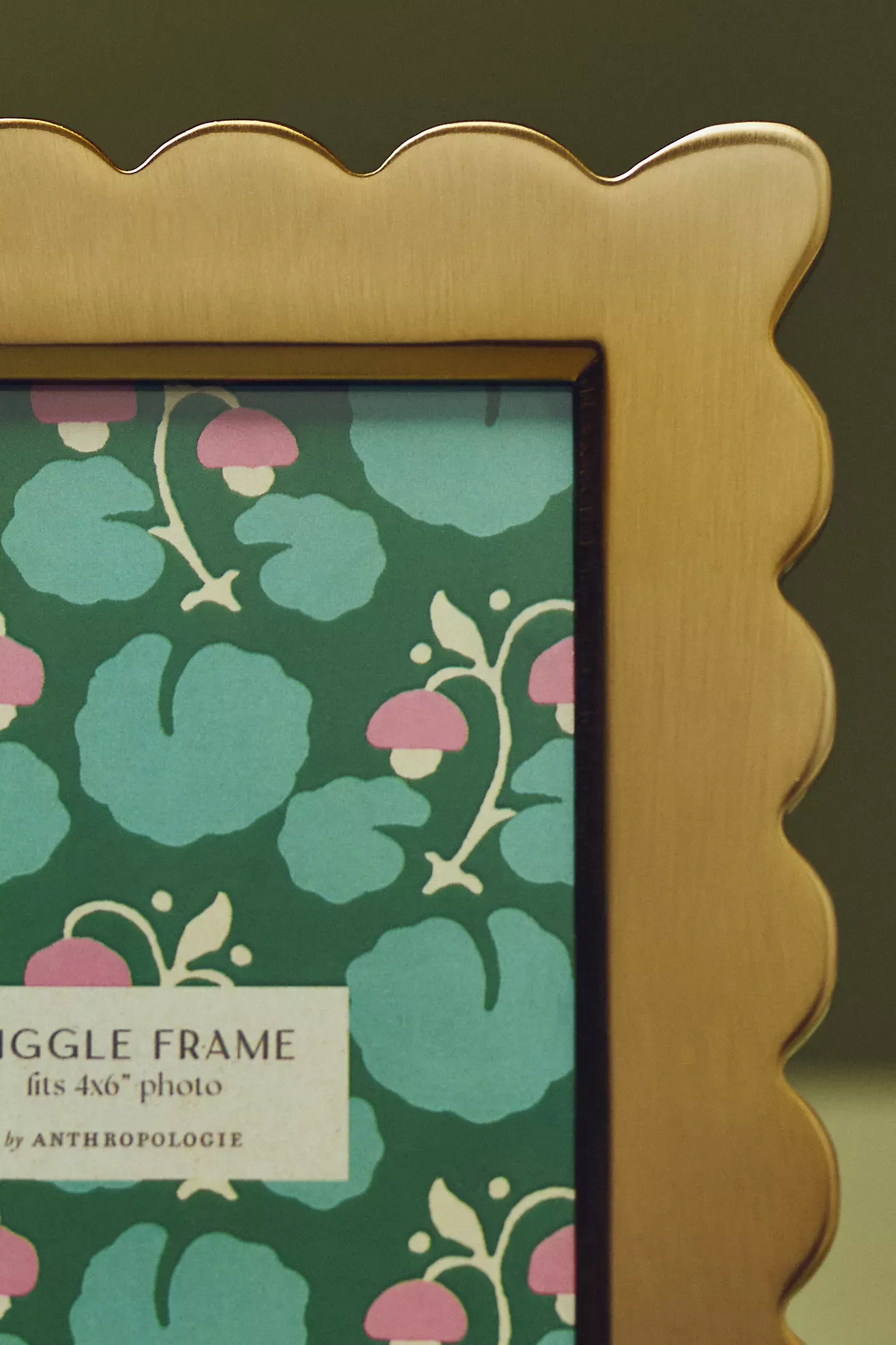 Brass Wiggle Picture Frame