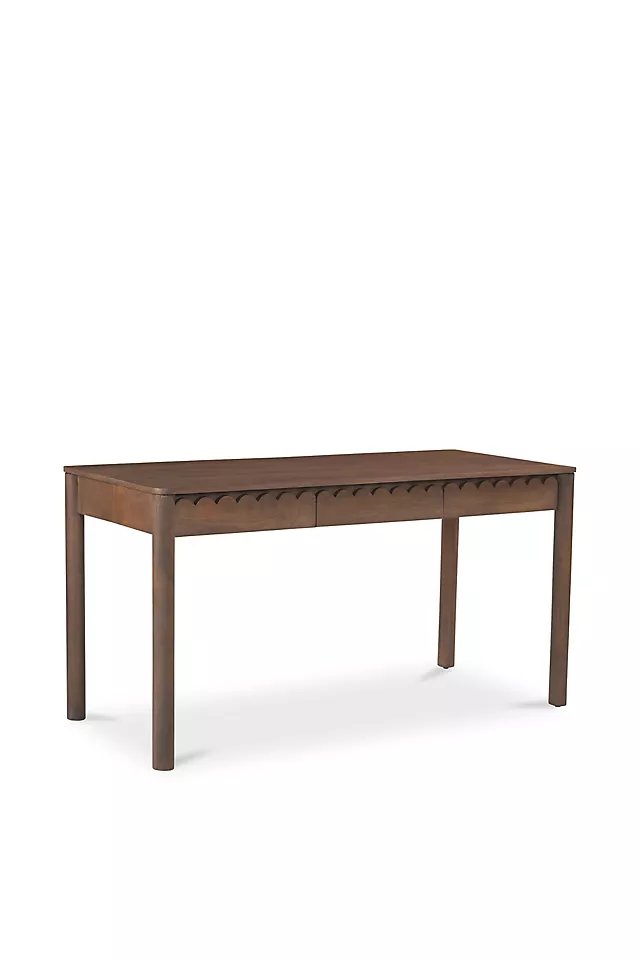 Wiley Scallop Wood Desk