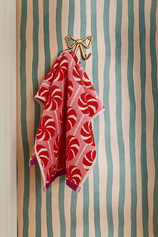 Holiday Printed Cotton Hand Towel
