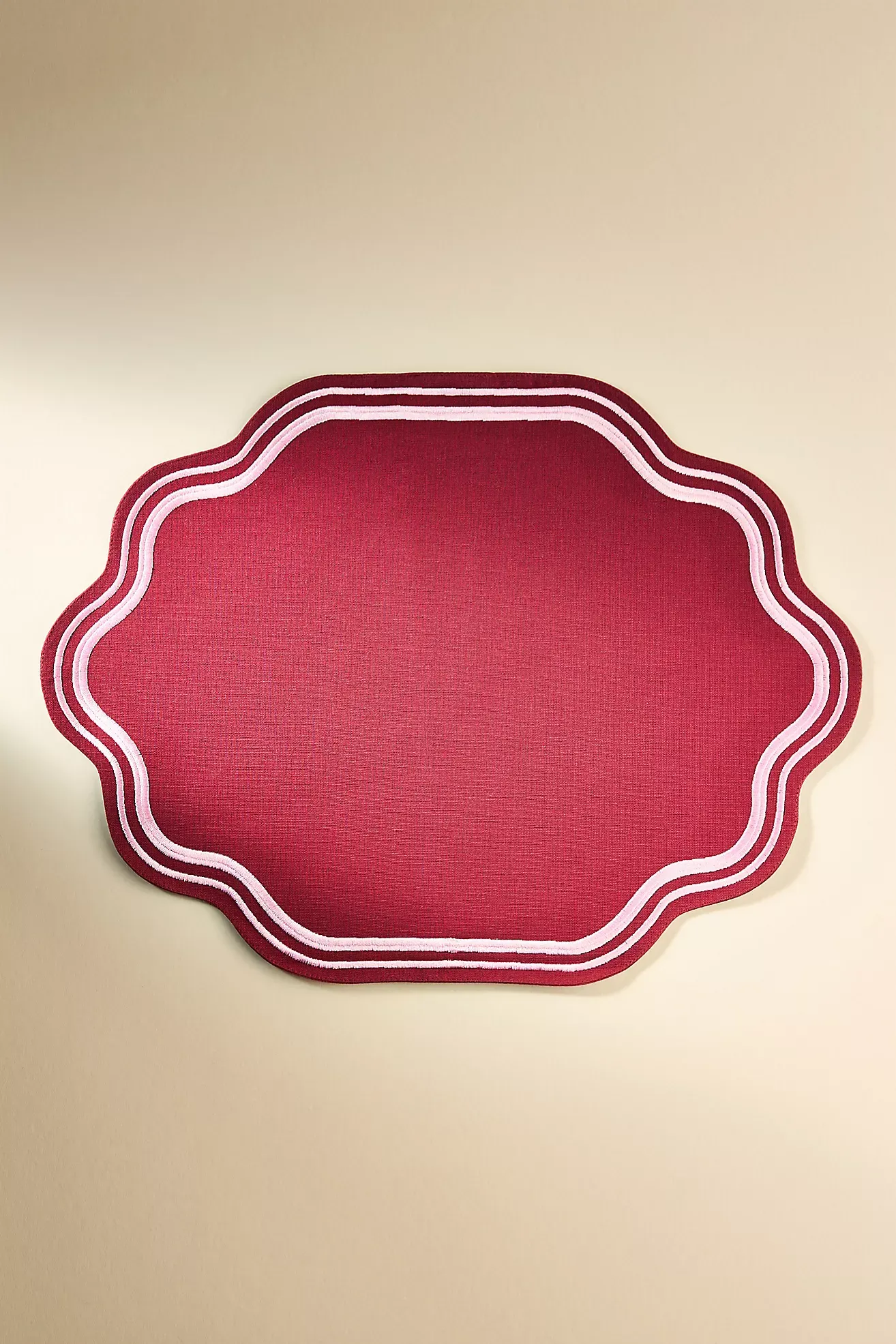 Madeline Embroidered Cotton Placemat