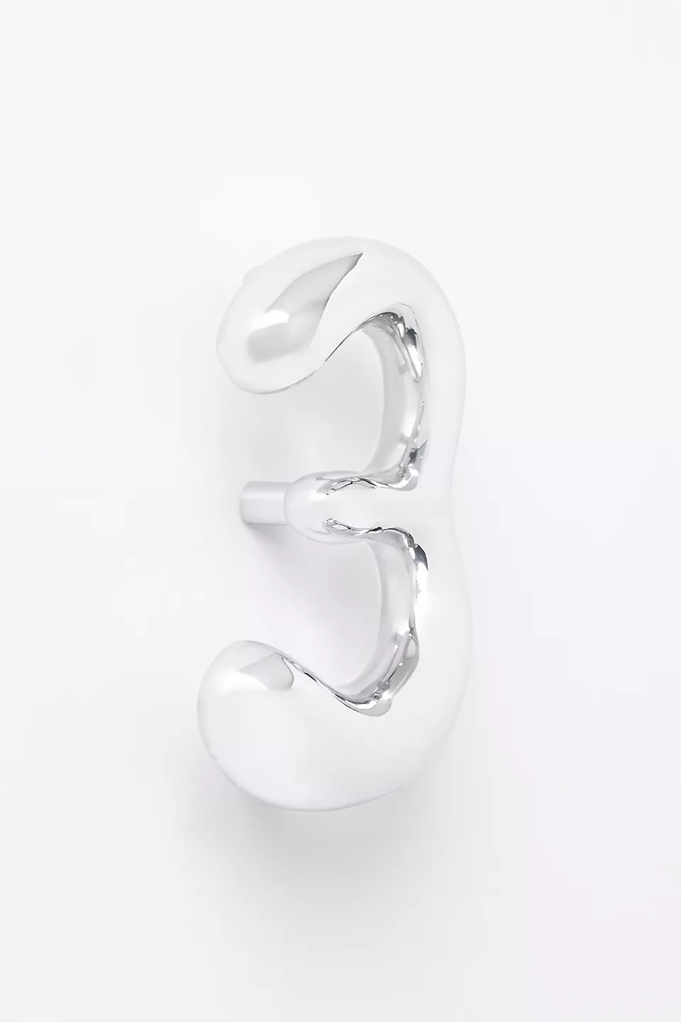 Bubble Polished Chrome House Numbers