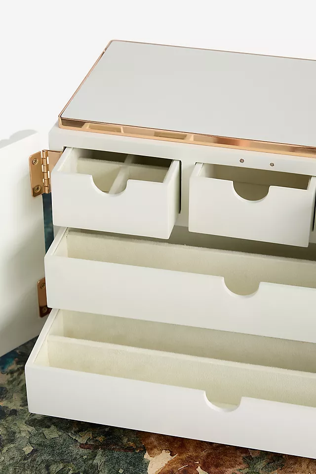 Juneau Lacquered Wood Jewelry Box