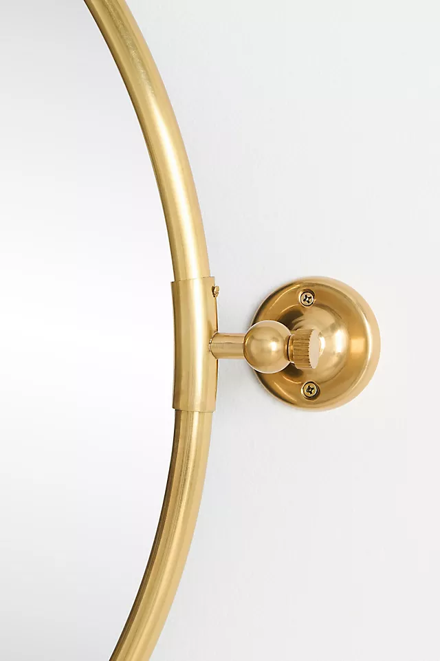 Burnish Brass Mirror