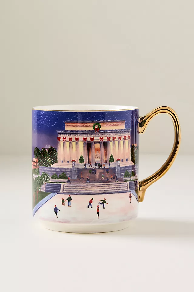 Holiday in the City Stoneware Mug