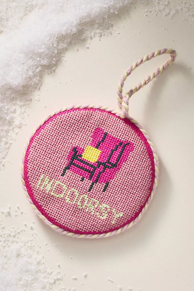 Furbish Studio Needlepoint Ornament