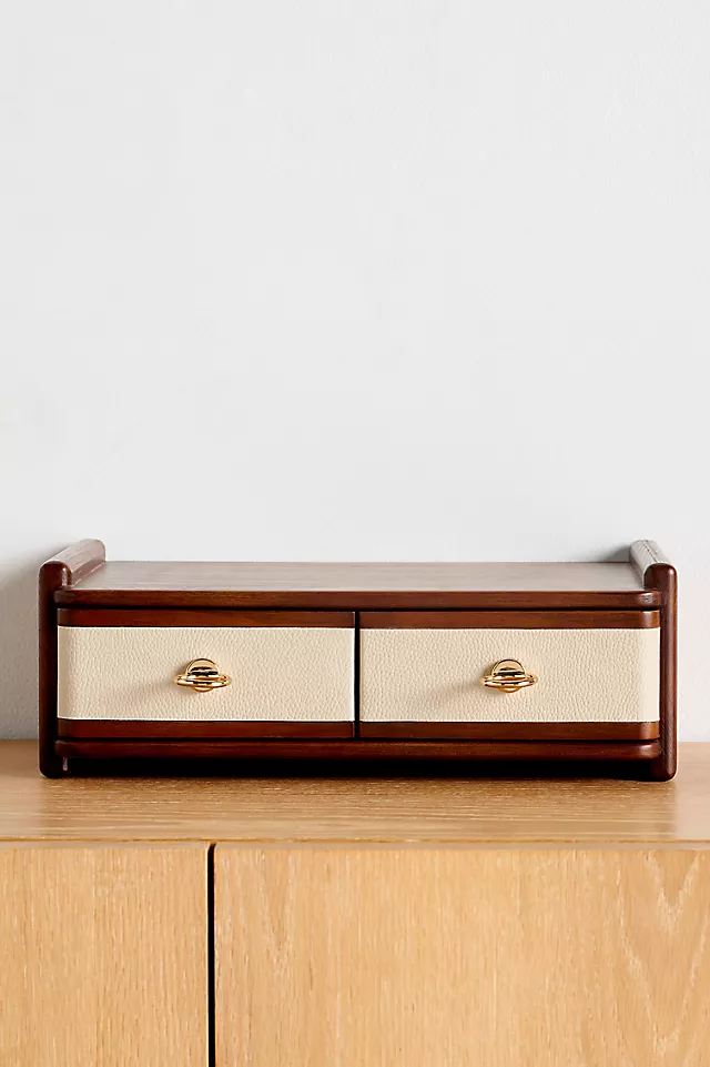 Torin Shagreen and Wood Jewelry Box