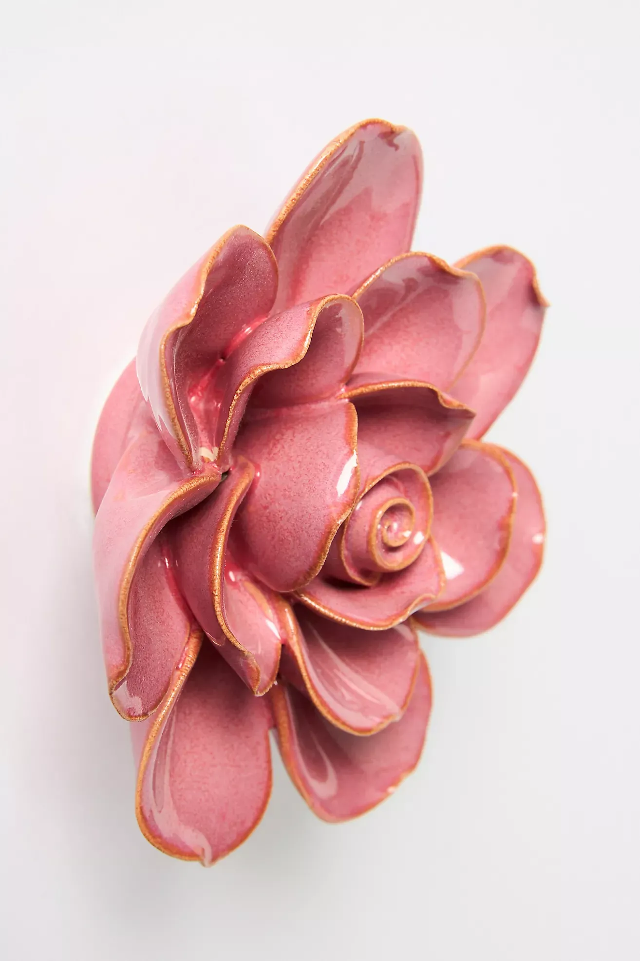 Pink Ceramic Flower Gallery Wall Charm