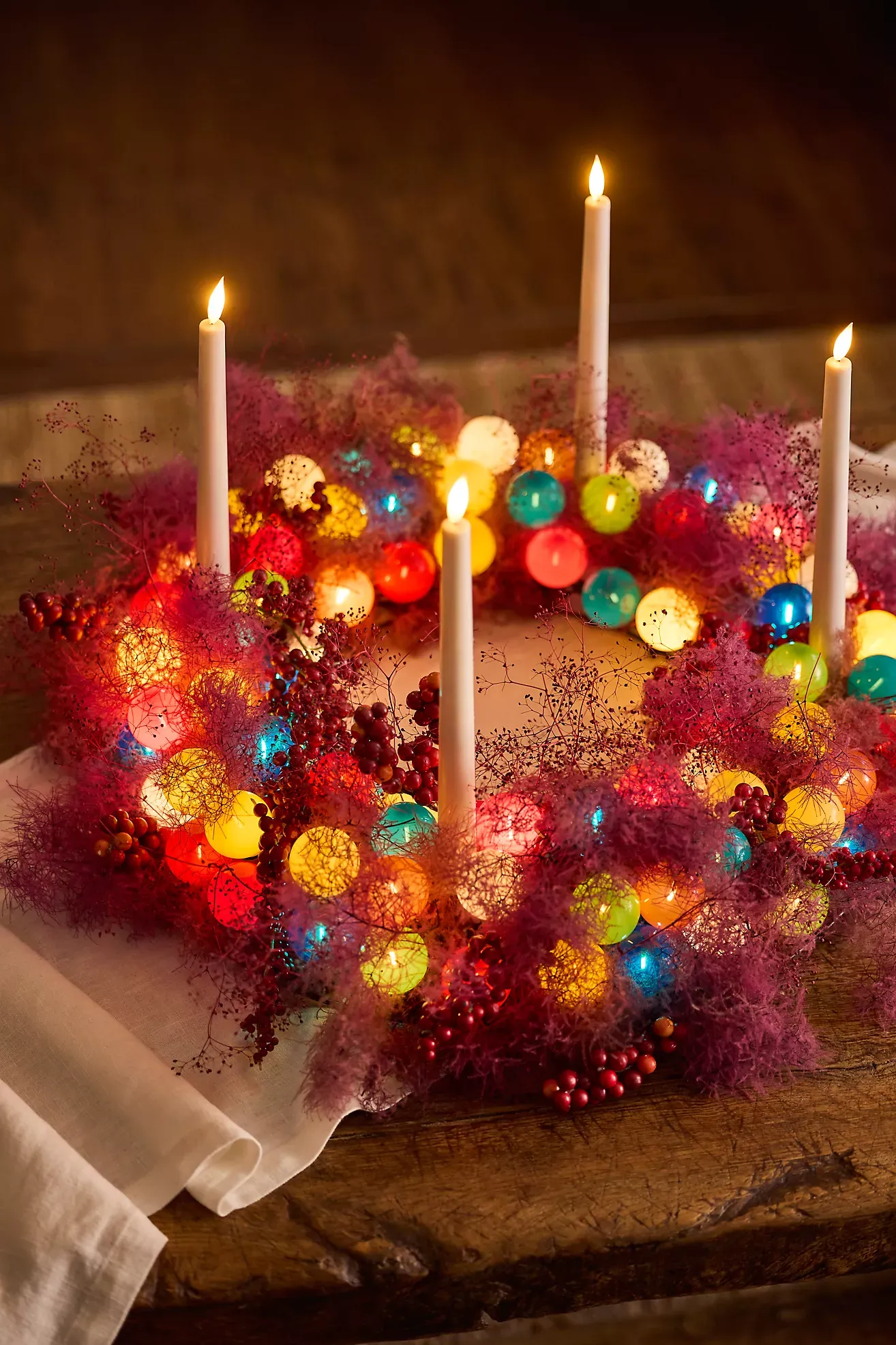 Stargazer Yesteryear Light Wreath