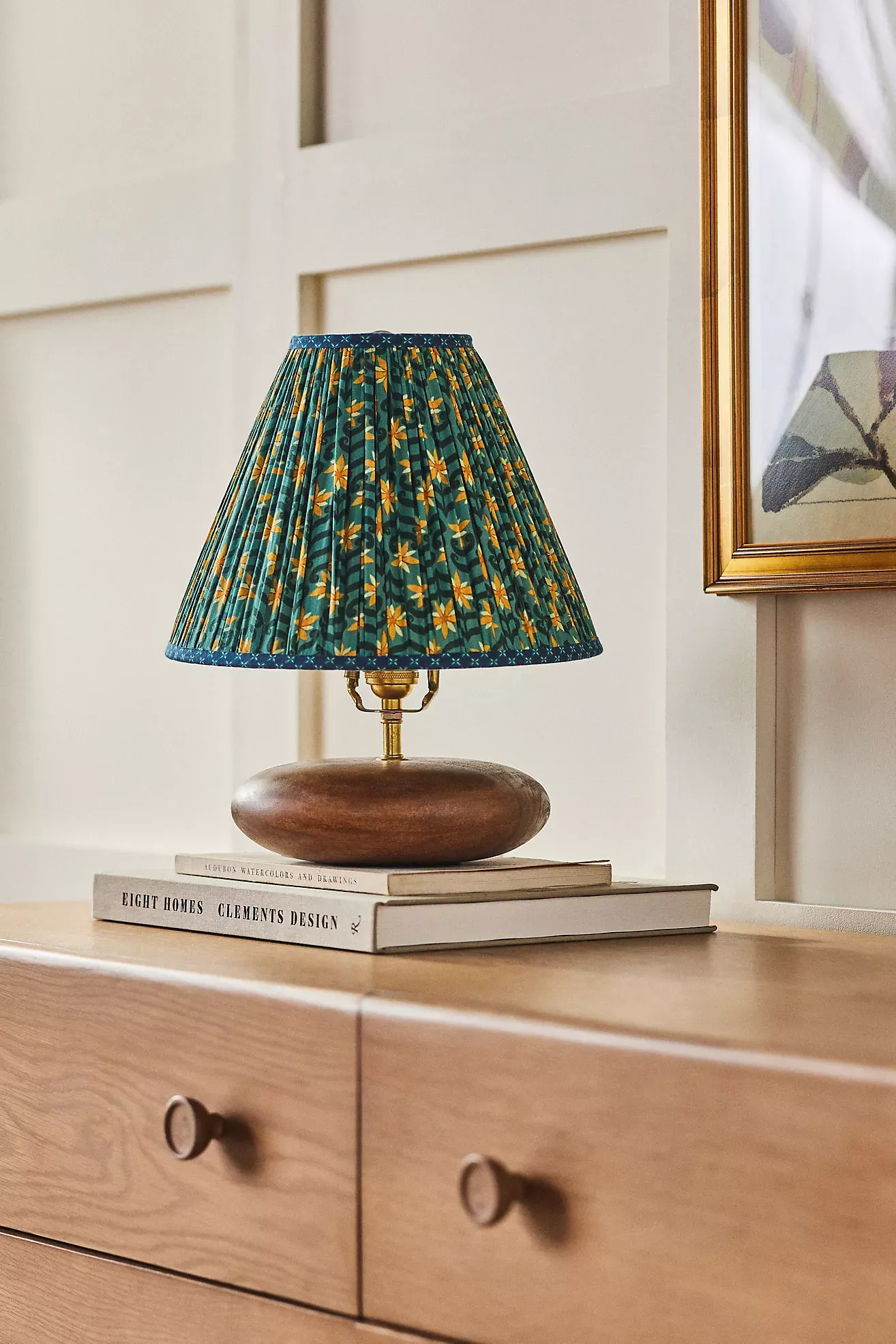 Printed Goods Ruched Empire Lamp Shade